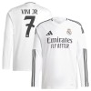 Camiseta de fútbol Manga Larga Real Madrid Vini JR 7 Primera Equipación 2024-25 - Hombre